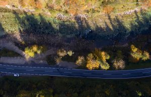 Autofahren im Herbst