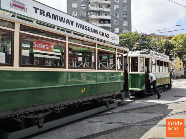 Fahrt mit der OldtimerTramway durch Graz Fotos & Video