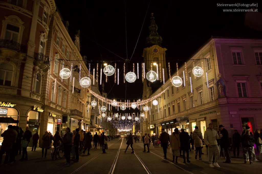 Advent Weihnachtsbeleuchtung in Graz