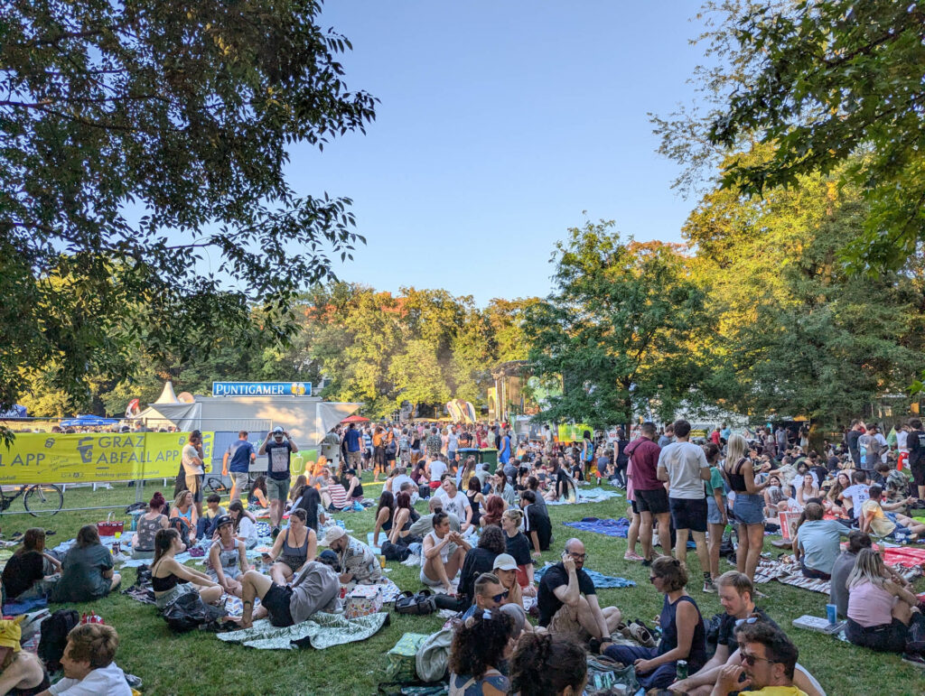 Augartenfest Besucher