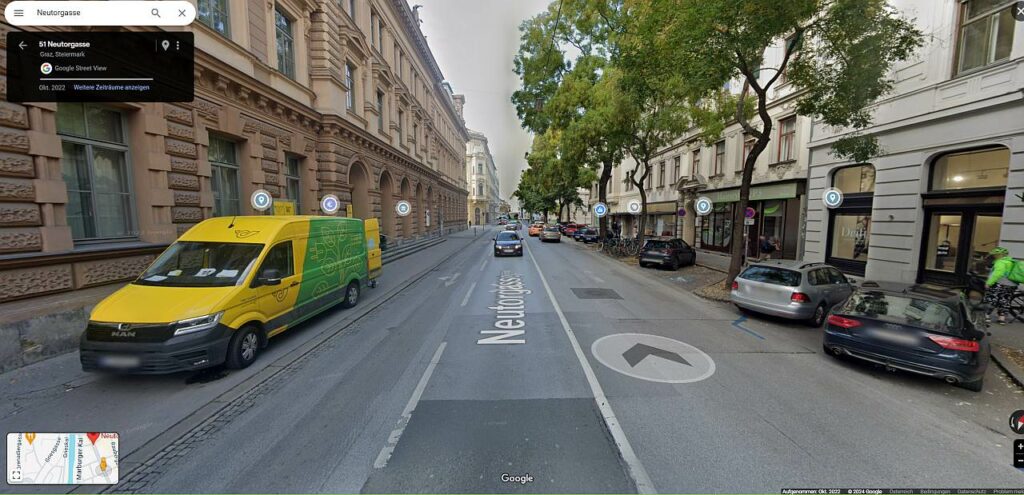 Neutorgasse Streetview 2022