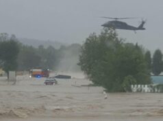 Bundesheer Hubschrauber Rettung Hochwasser