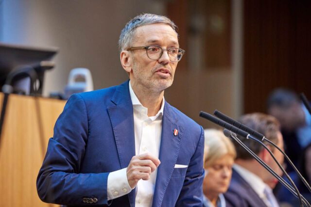 Herbert Kickl im Parlament