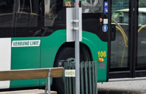 Bus in Graz Haltestelle